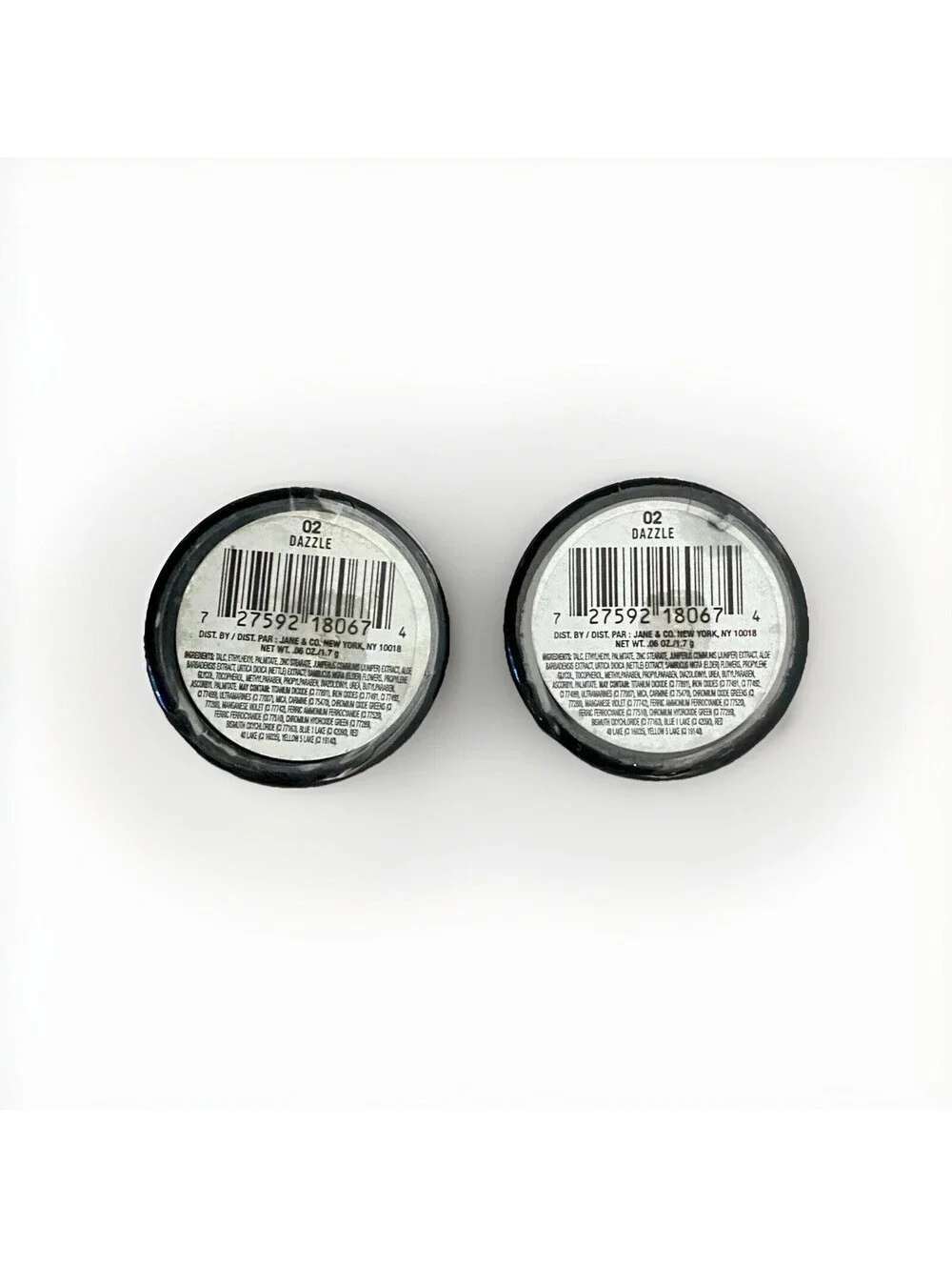 Lot of 2: NEW JANE Eye Zing Super Smooth Shadow in 02 Dazzle (Sealed, AS IS)
